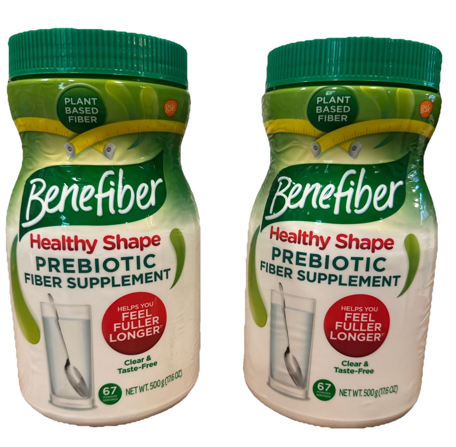 DEAL FOR 2! Benefiber Healthy Shape TasteFree Fiber Supplement Powder 67 Serving