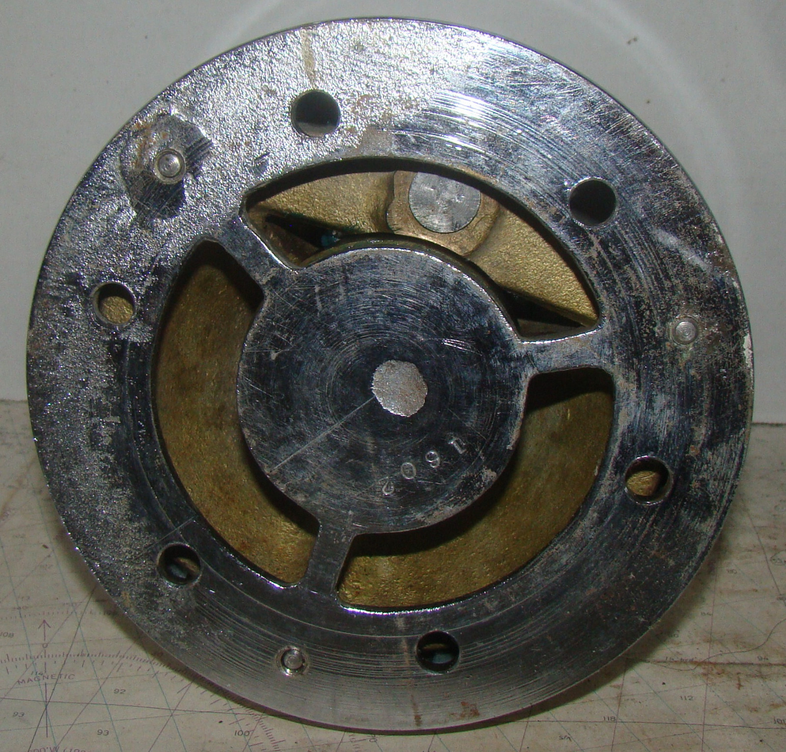 Barlow 24 Chromed Bronze 2 Speed Winch -Cleaned & Serviced