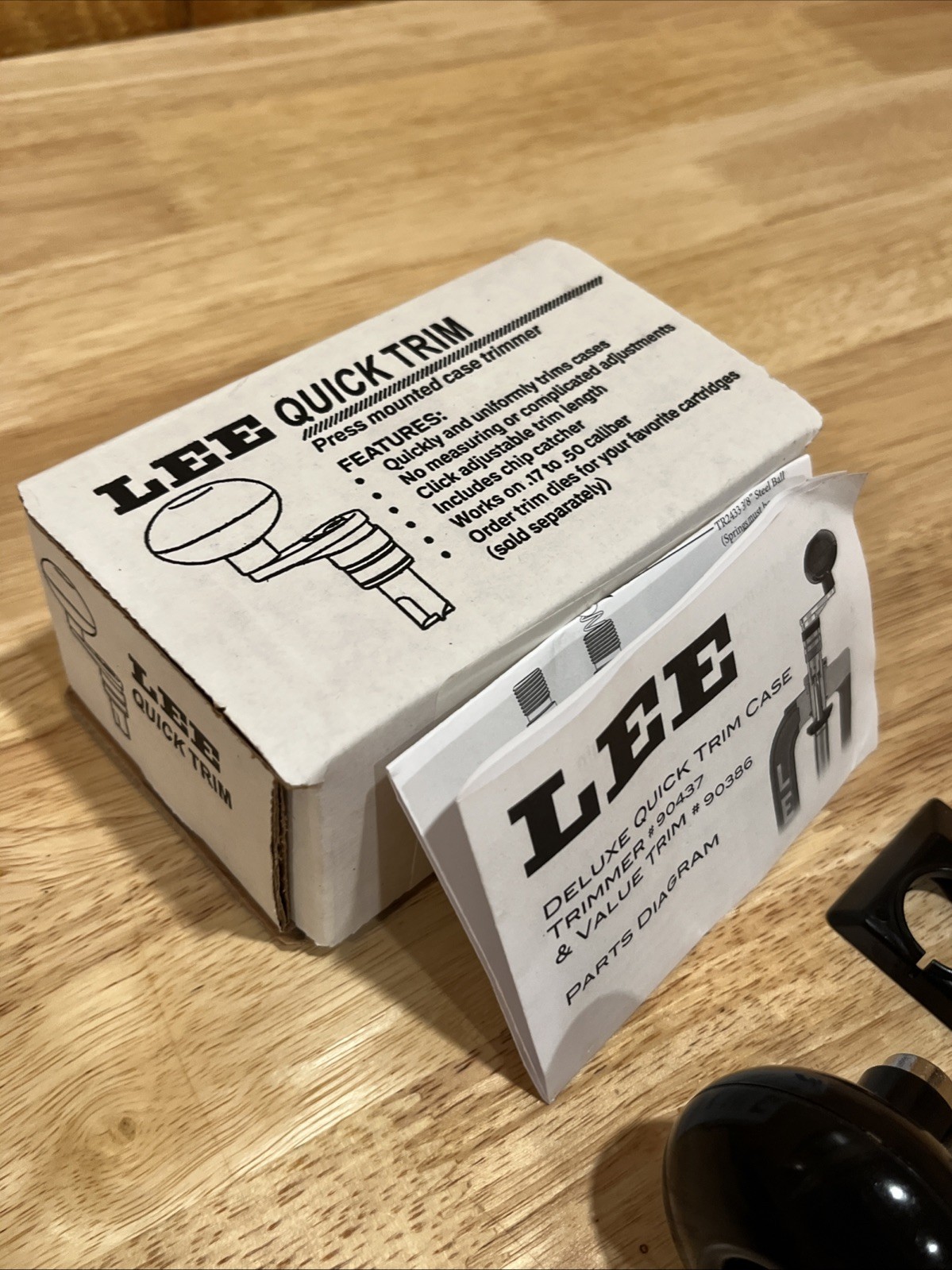 Lee Deluxe Quick Trim Case Trimmer - 90437 Reloading Opened Box