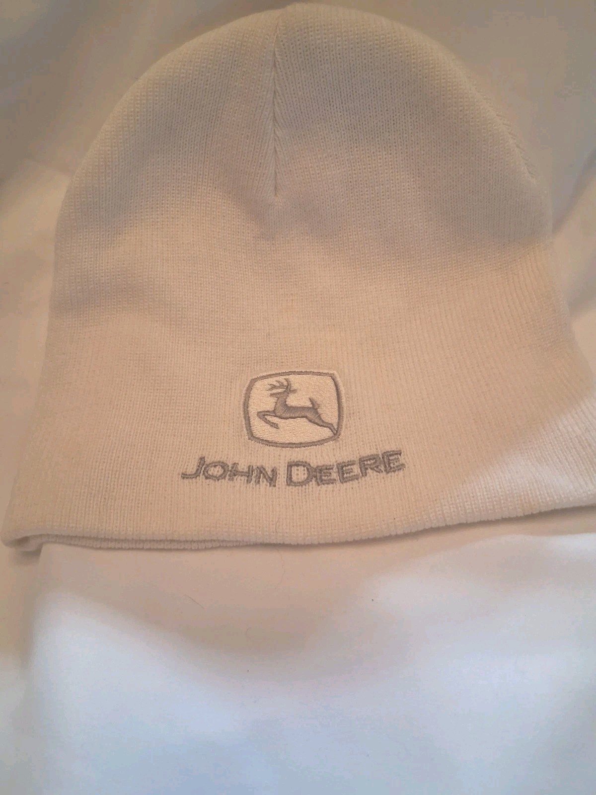 John Deere Beanie Tobbogan stocking cap winter skull ski hat JD tractor tabogan
