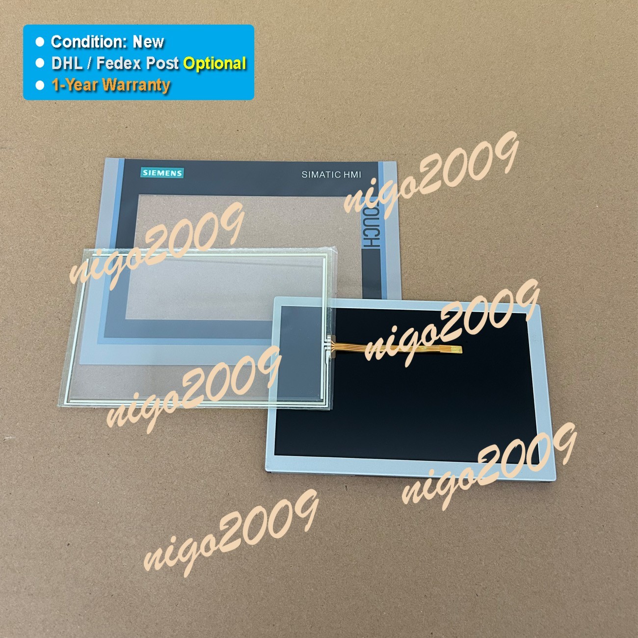Touch Screen LCD Display Overlay for SIPLUS HMI TP700 Comfort 6AG1124-0GC01-4AX0