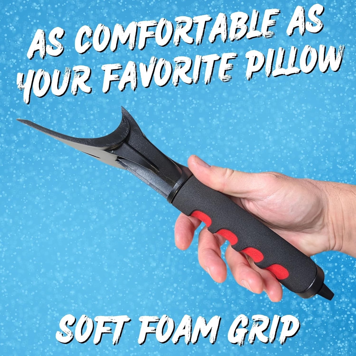 Reinforced Plastic Ice Scraper - Chisel & Claw Sides for Ultimate Winter Use