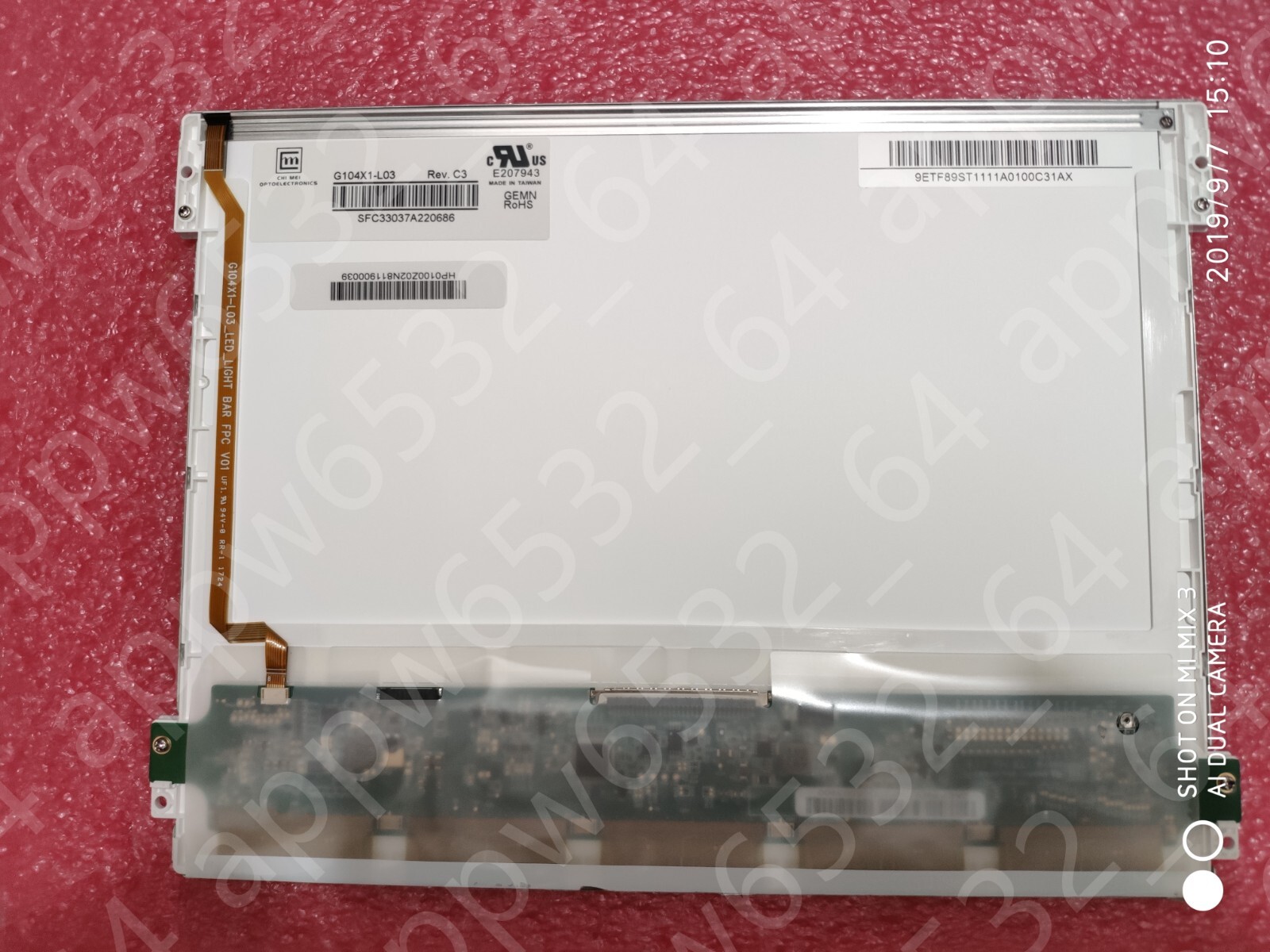 G104X1-L03  10.4 -inch  1024*768  LCD screen panel, fast shipping