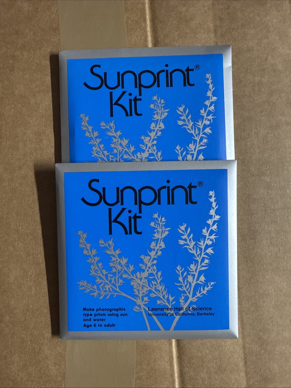 SunPrint Kit Solar Print Paper 12 Sheets Of 10x10cm (4in x 4 in), Pack Of 2 New