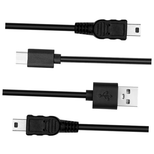 2-Pack USB Charging & Data Cable Compatible with Texas Instruments TI-84 Plus