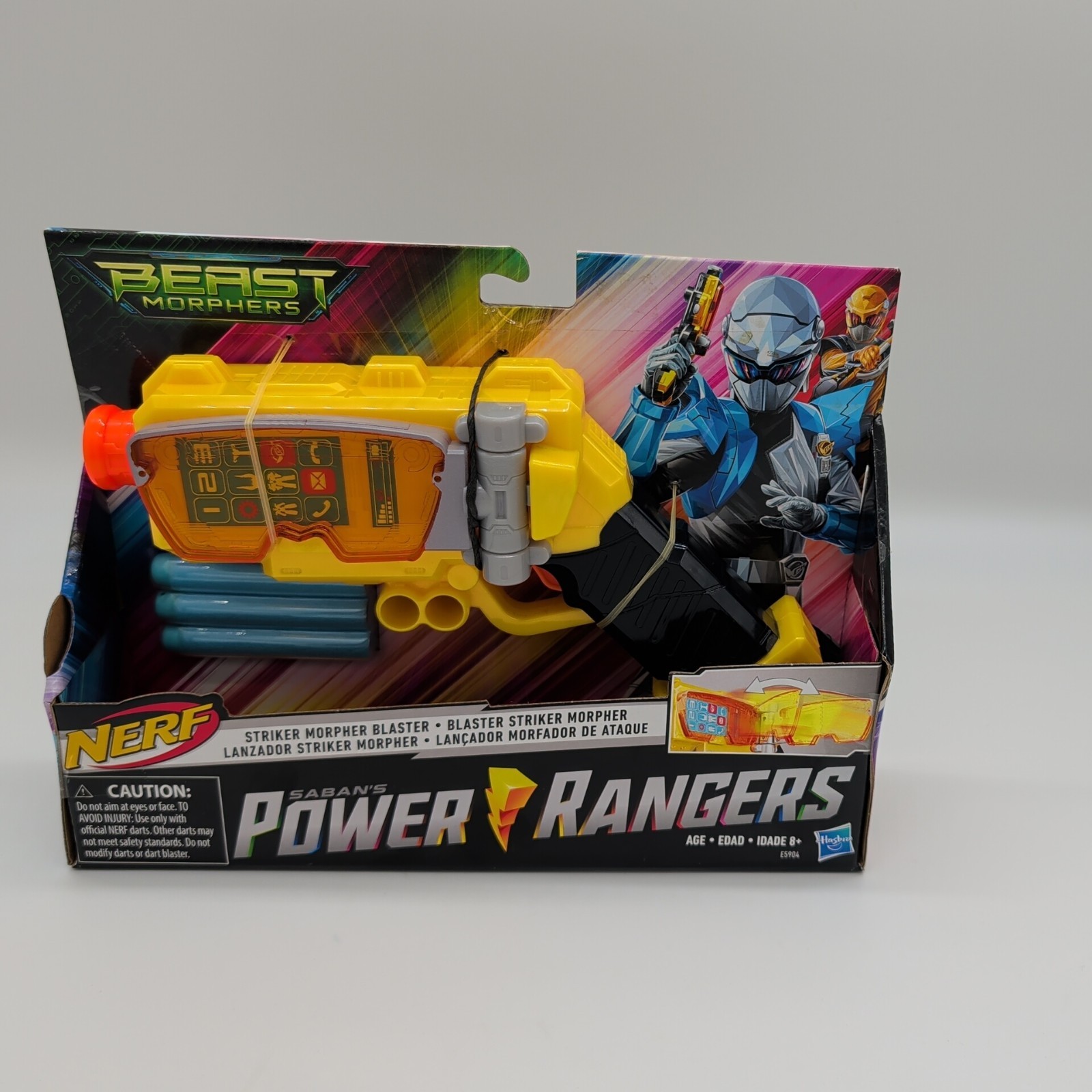 Nerf Power Rangers Striker Morpher Blaster, Soft Dart Shooter