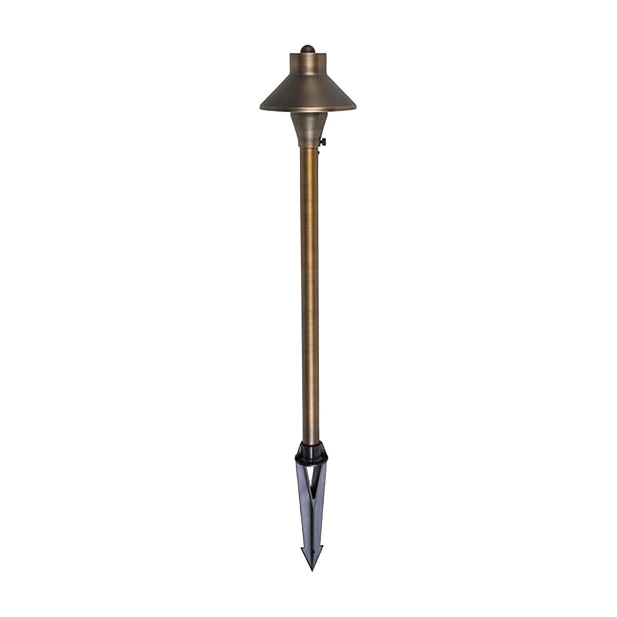 Elitco Path Light Antique Brass 5 in. No Lamp