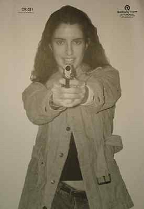 Lot of 20 SWAT Police Gun Active Shooter Targets 12"x18" Woman