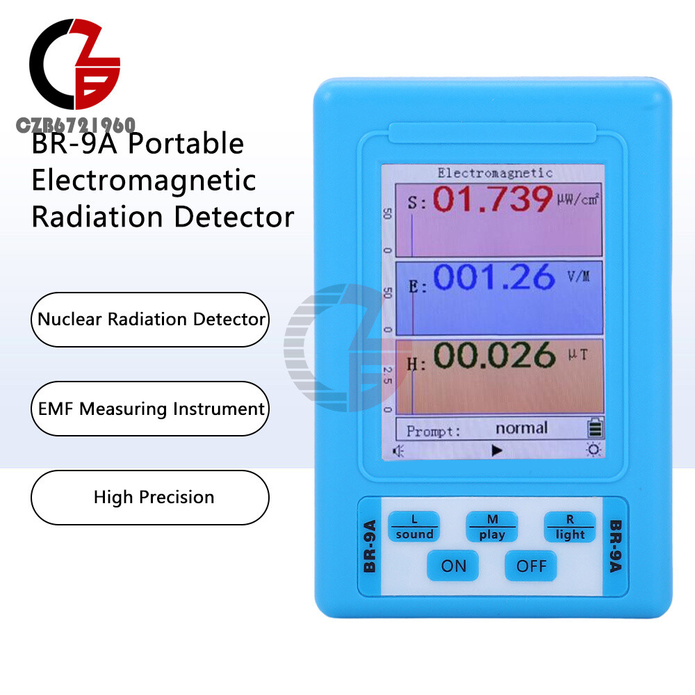 BR-9A Electromagnetic Radiation Detector Tester High Accuracy EMF Monitor Meter