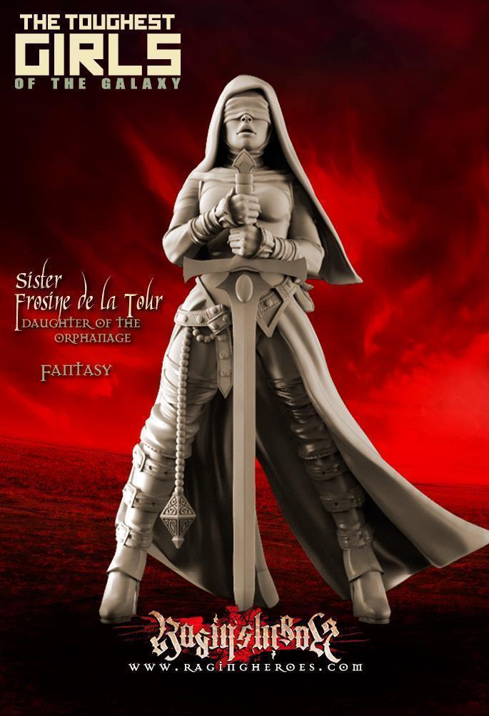 Raging Heroes Daughter of the Orphanage Frosine de la Tour Female Fantasy 28mm
