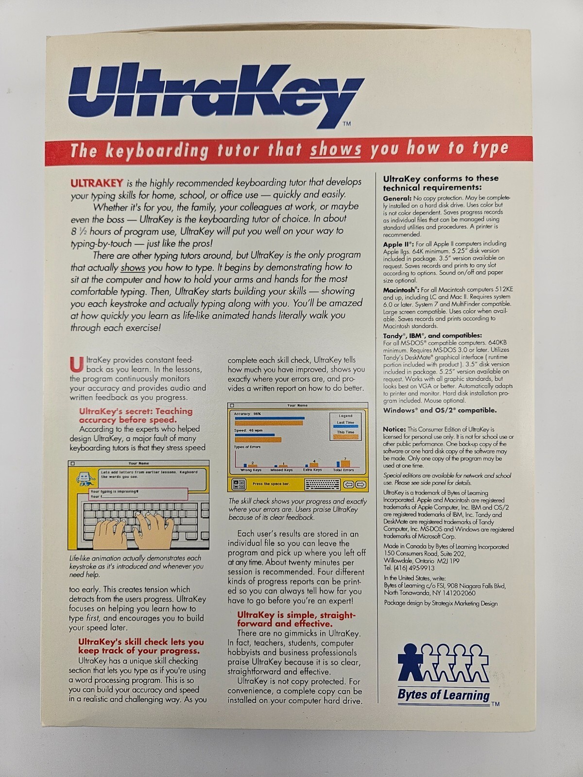 UltraKey Version 2.0 Mac 3.5" Floppy Keyboard Tutor