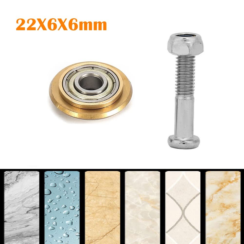 2 Pack Tile Cutter Wheel Cutting Blade Replacement Premium Tungsten Carbide Bear
