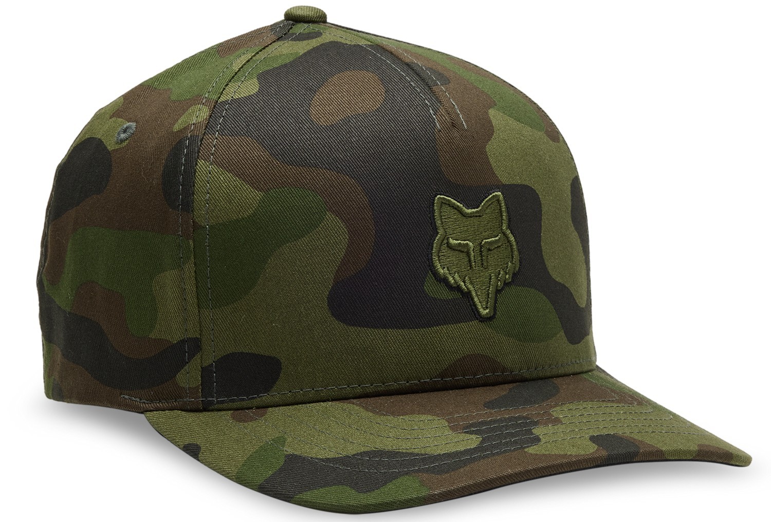 Fox Racing Fox Head Flexfit Hat Green Camo