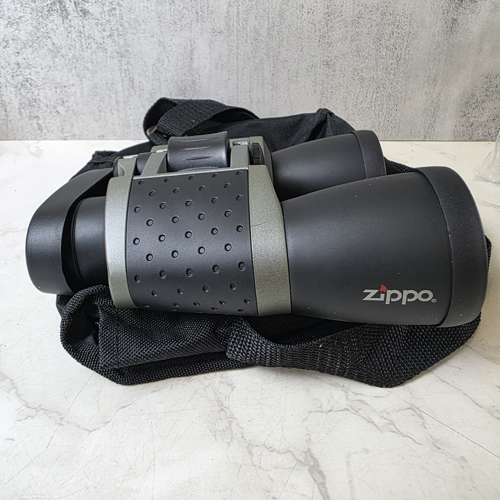 ZIPPO 10x50 BINOCULARS With Case Strap Lens Covers  Camping Hunting Hiking