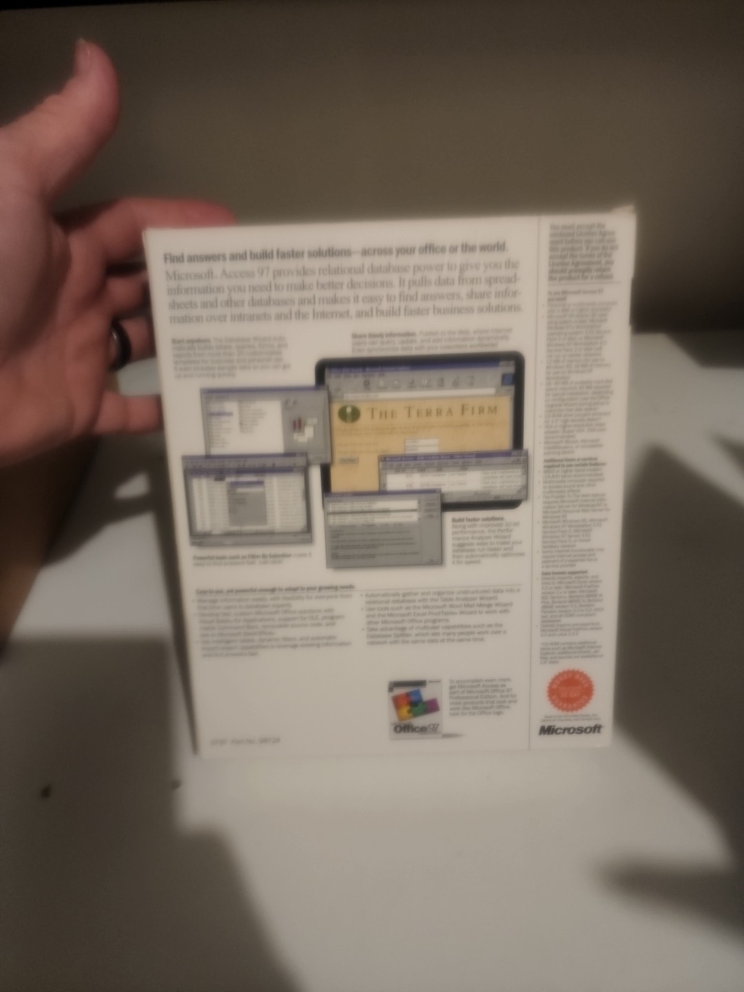 MICROSOFT ACCESS 97 UPGRADE Data Management System, complete in box
