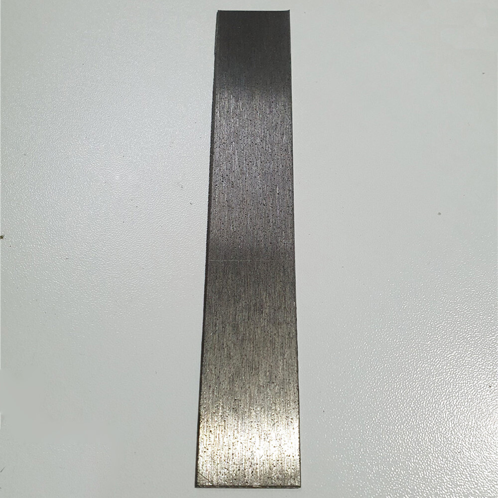 Pure Nickel Plate Anode 999 Bright Electroplating Sheet 1" x 6" x 0.03" NEW