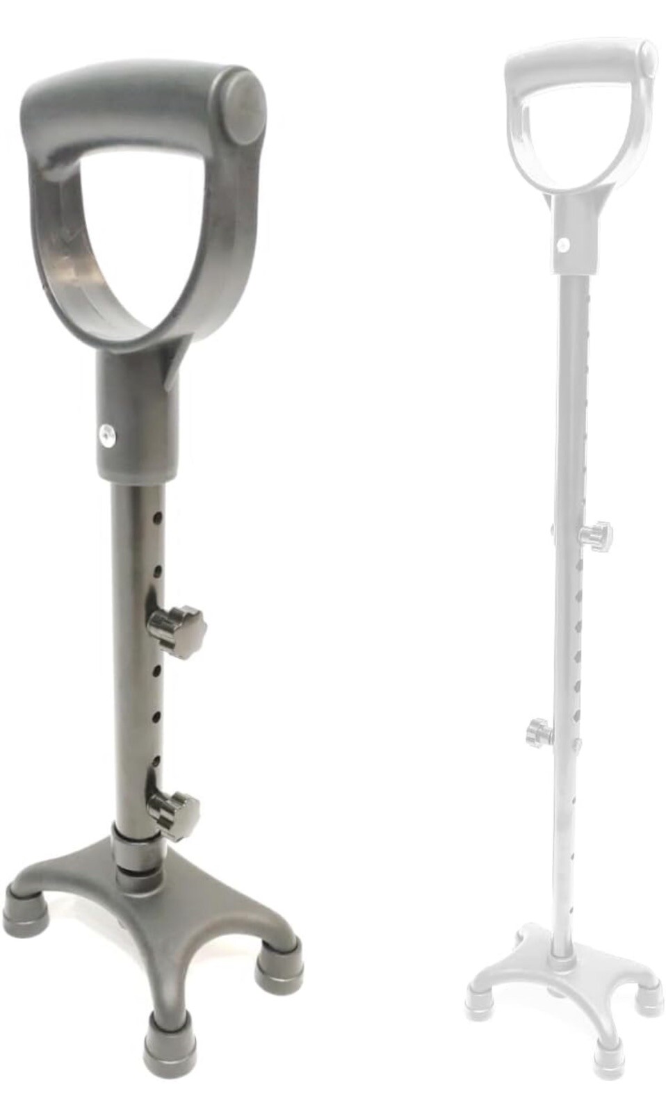 Three prong Tripod Walking Cane Stand Assist Disabled Handicap Adjustable Height