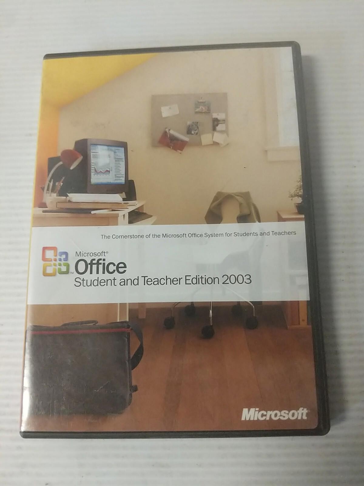 Microsoft Office Student and Teacher Edition 2003 for Windows (Has Key) ~ #188
