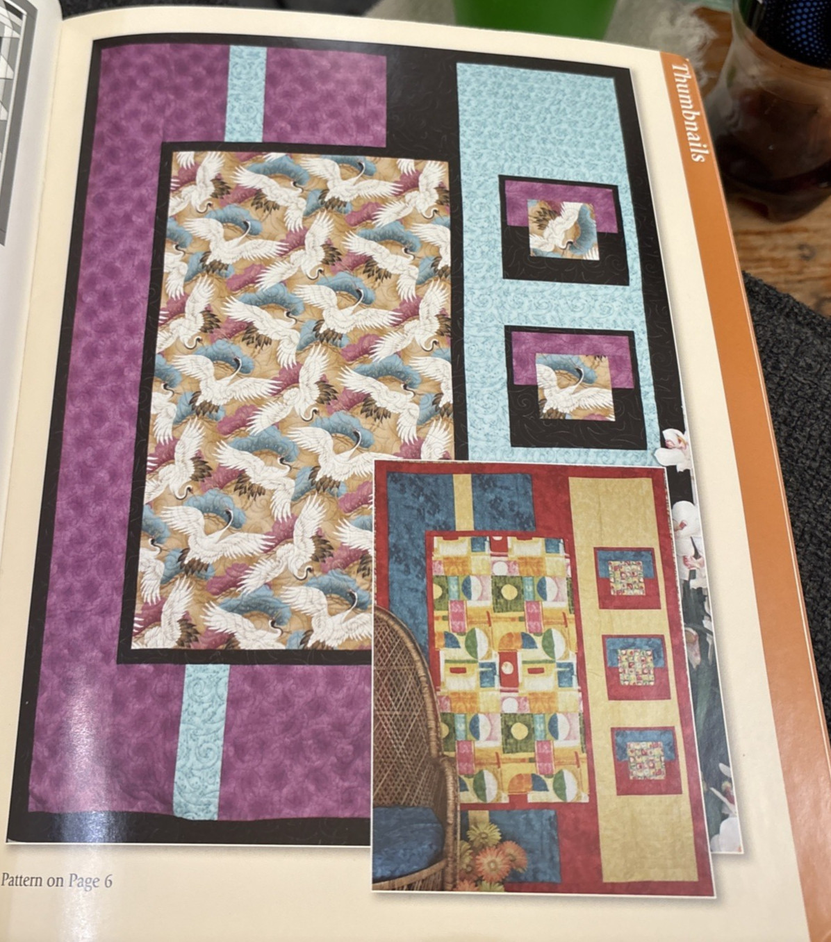 Rare Designs by Lavender Line PANELS & PRINTS Quilt Pattern 2009 bk