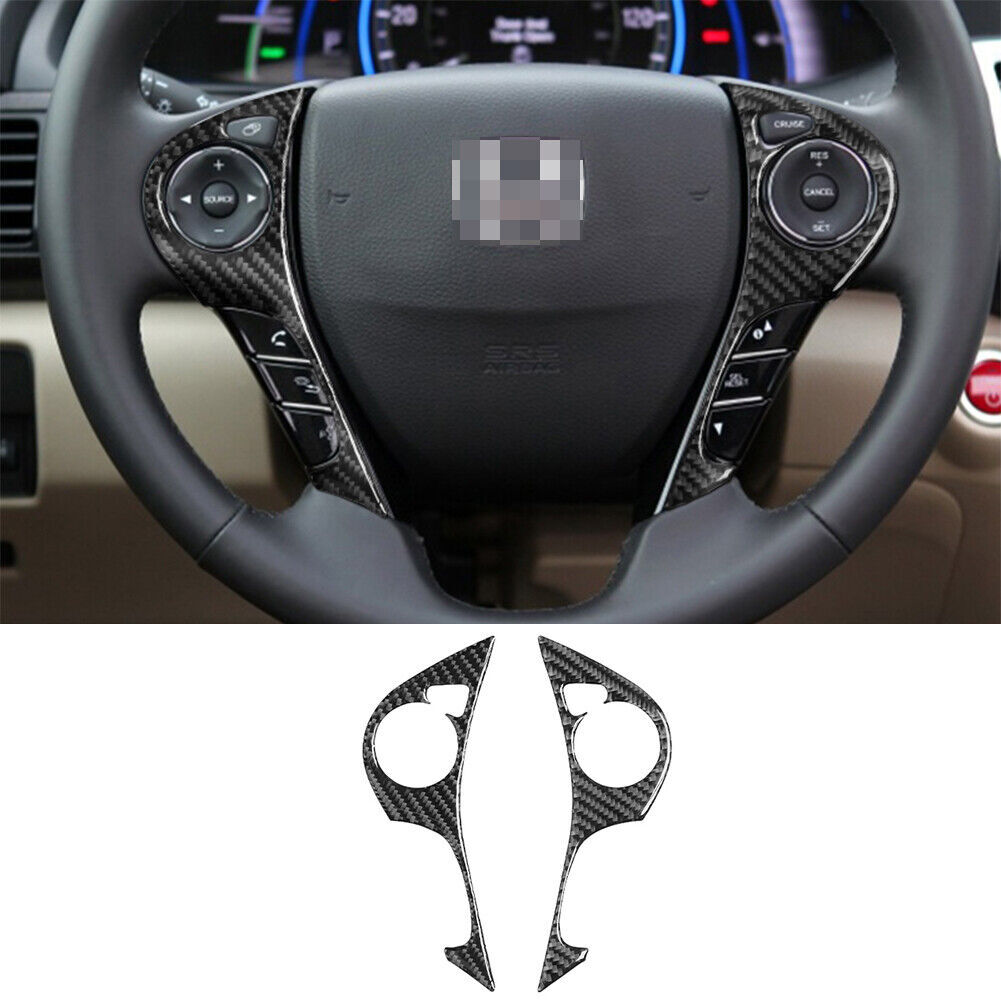 31Pcs Carbon Fiber Front Full Interior Kit Cover Trim For 2013-2017 Honda Accord