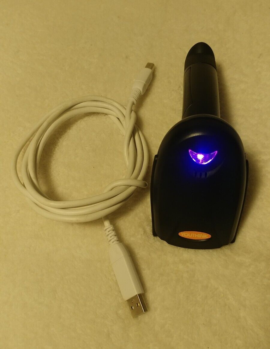 Wireless Barcode Scanner, YOUTHINK Bluetooth  USB 1D Laser Handhold Black