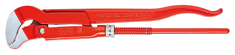 Knipex 8330005 Pipe Wrench S-Type Red Powder-Coated 9 1/4 In