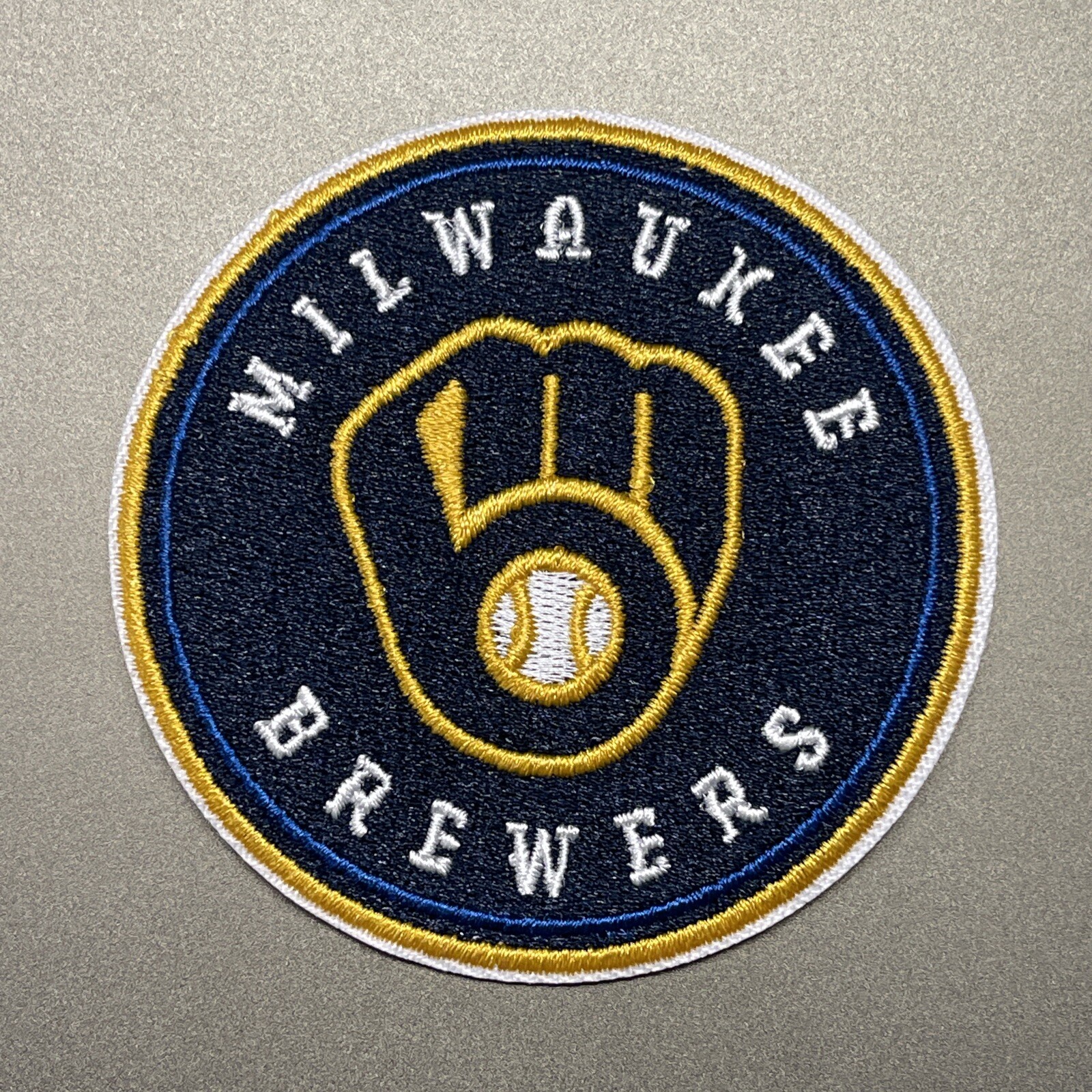 Milwaukee Brewers Patch Embroidered Iron 2.75x2.75 Inch