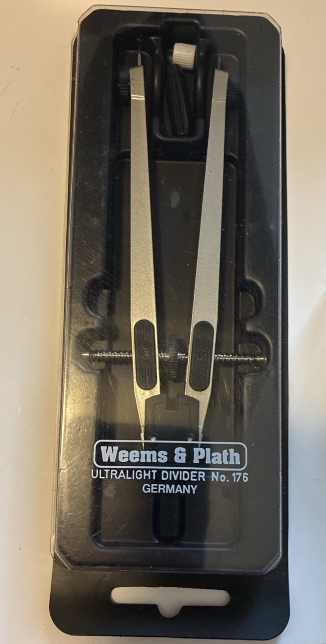 Weems & Plath Ultralight Divider #176 Measuring Divider Layout tool 7" Complete