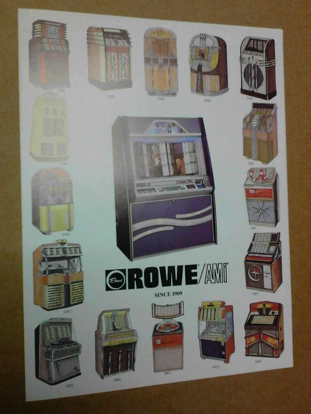 ROWE/AMI CD Jukeboxes (Operators) flyer- original