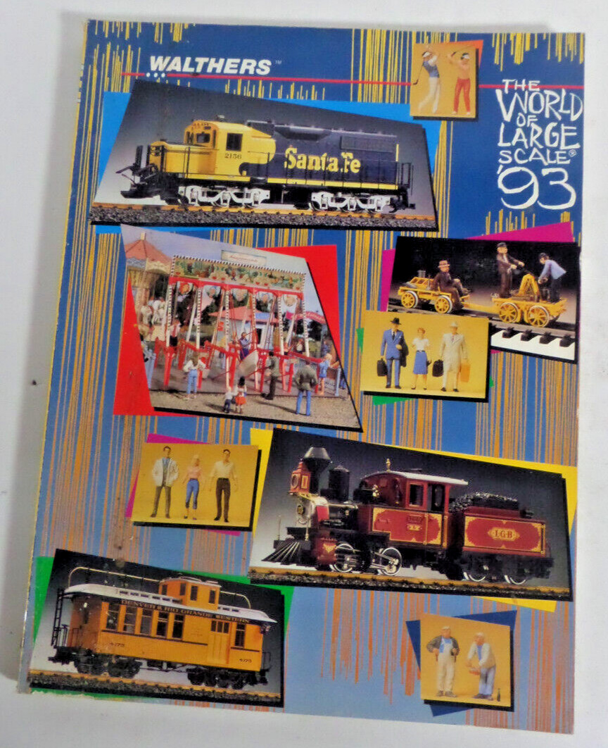 Walthers 1993 catalog large scale trains