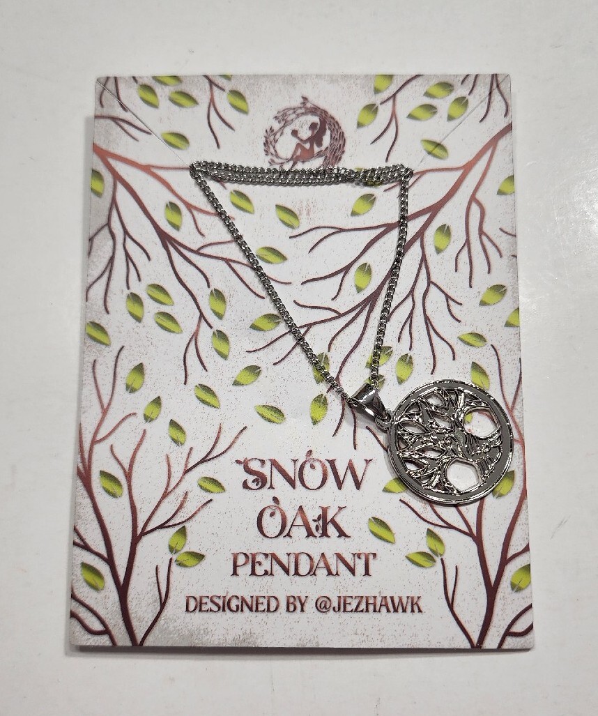 FAIRYLOOT SNOW OAK PENDANT BLACK WITCH CHRONICLES LAURIE FOREST FEBRUARY 2023