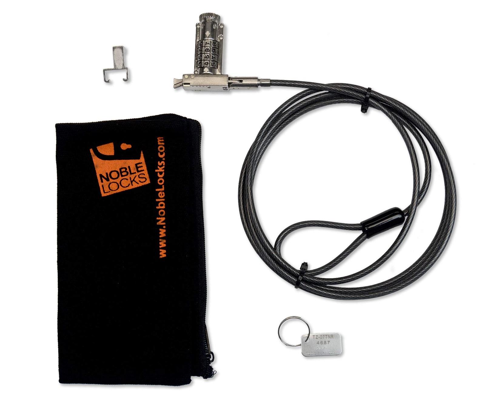 Tz07Tnr Compact Non Resettable Combination Wedge Lock By Noble Locks