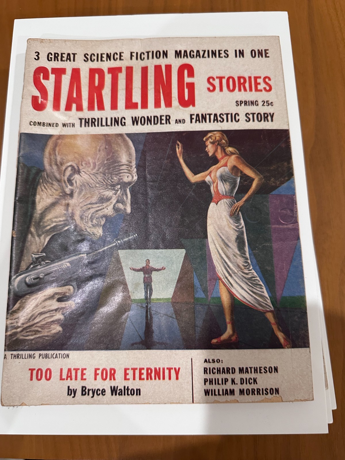 Startling Stories Spring 1955 Philip K Dick Richard Matheson Sci-Fi Pulp