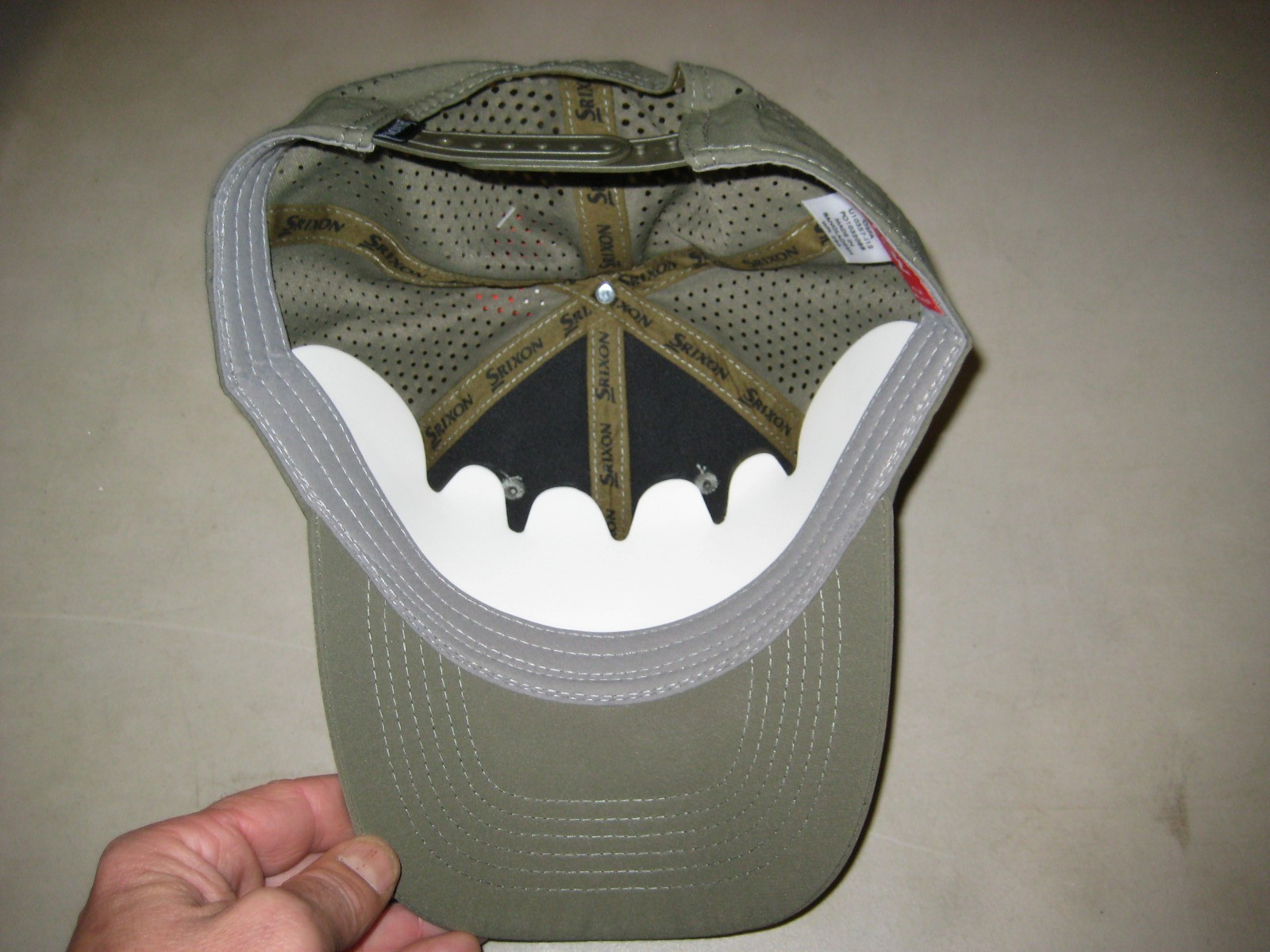 BRAND NEW Srixon SRX Circle Performance Golf cap hat Olive