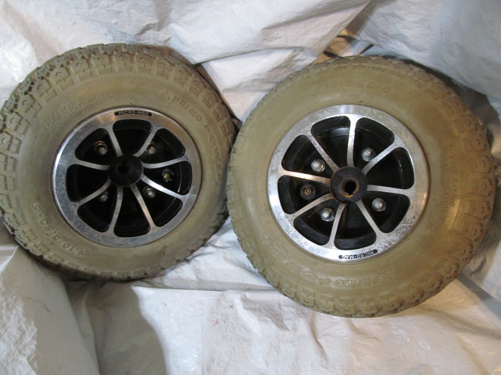 Wheels & Tires from Jazzy 1143 Ultra Wheelchair