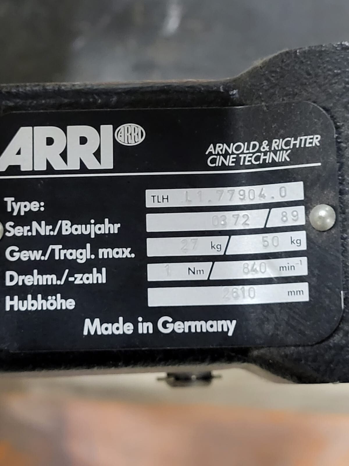 ARRI TLH , Studio telescope light hanger #2
