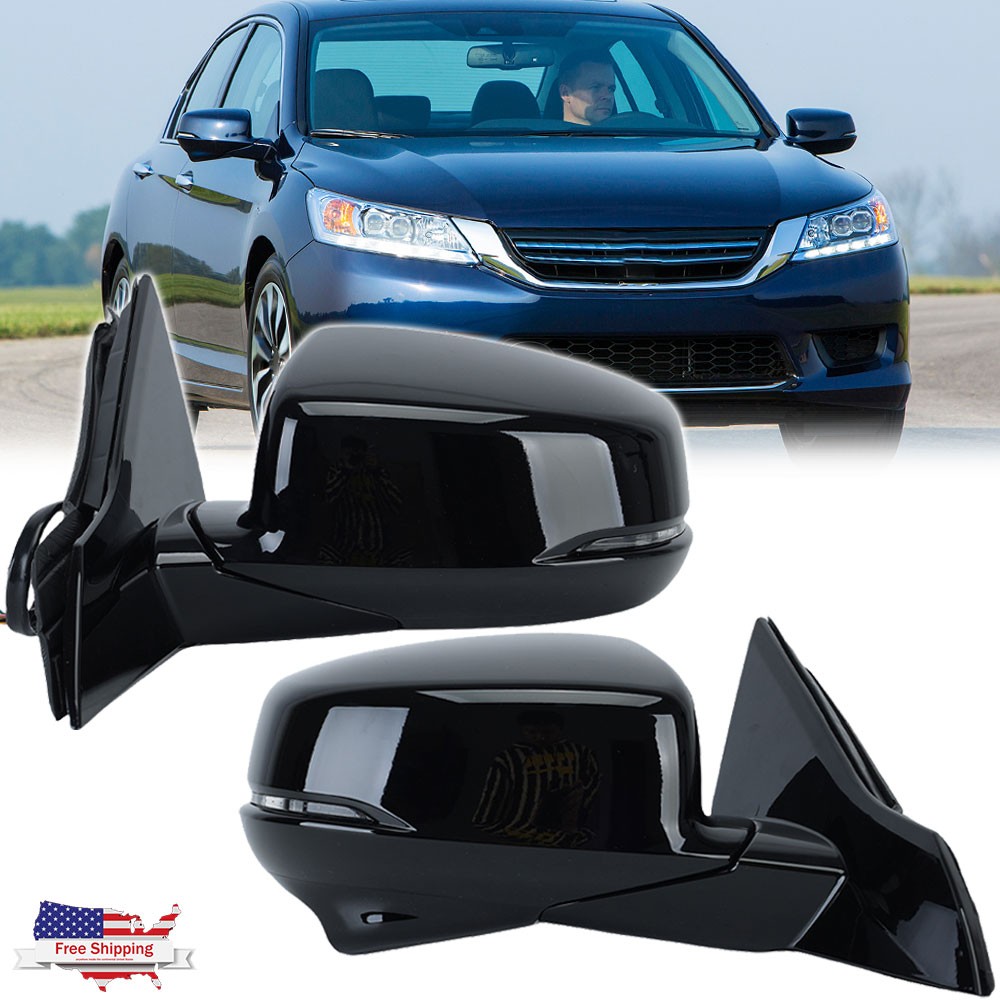 Left&Right Side Mirror Camera Turn Signal Heated For Honda Accord 2013-2016 2017