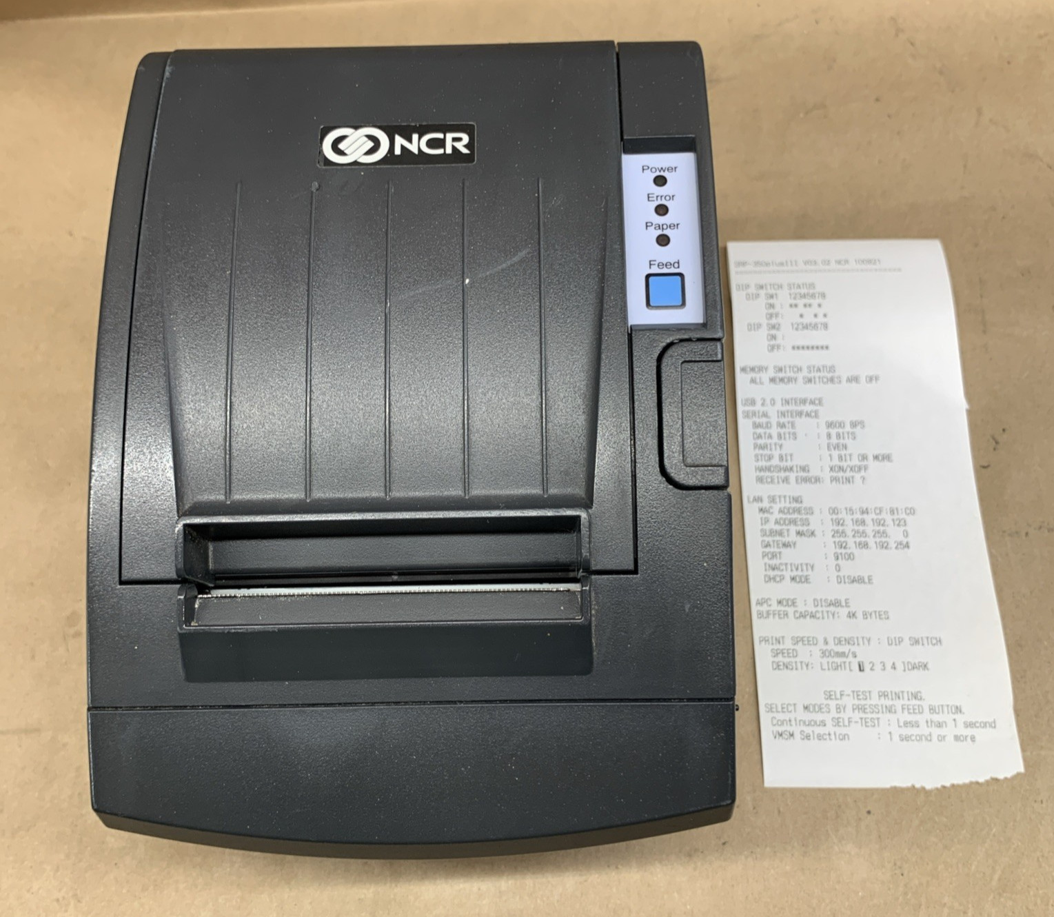 Bixolon SRP-350plusIII SRP-350PlusIII Thermal POS Receipt Printer - TESTED