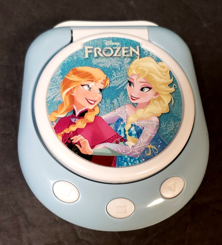 Disney Frozen Music Player With Discs 2/4 & Carry Handle Included Tested Works