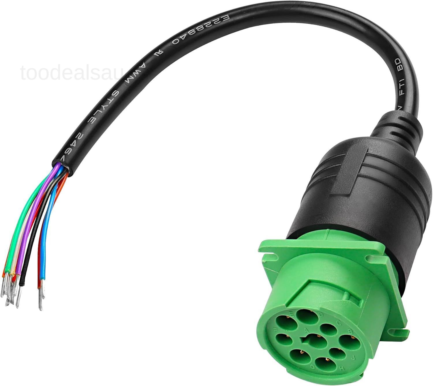 Type 2 J1939 Pigtail Cable j1939 9Pin Female Open end Bare Wire Adapter Auto