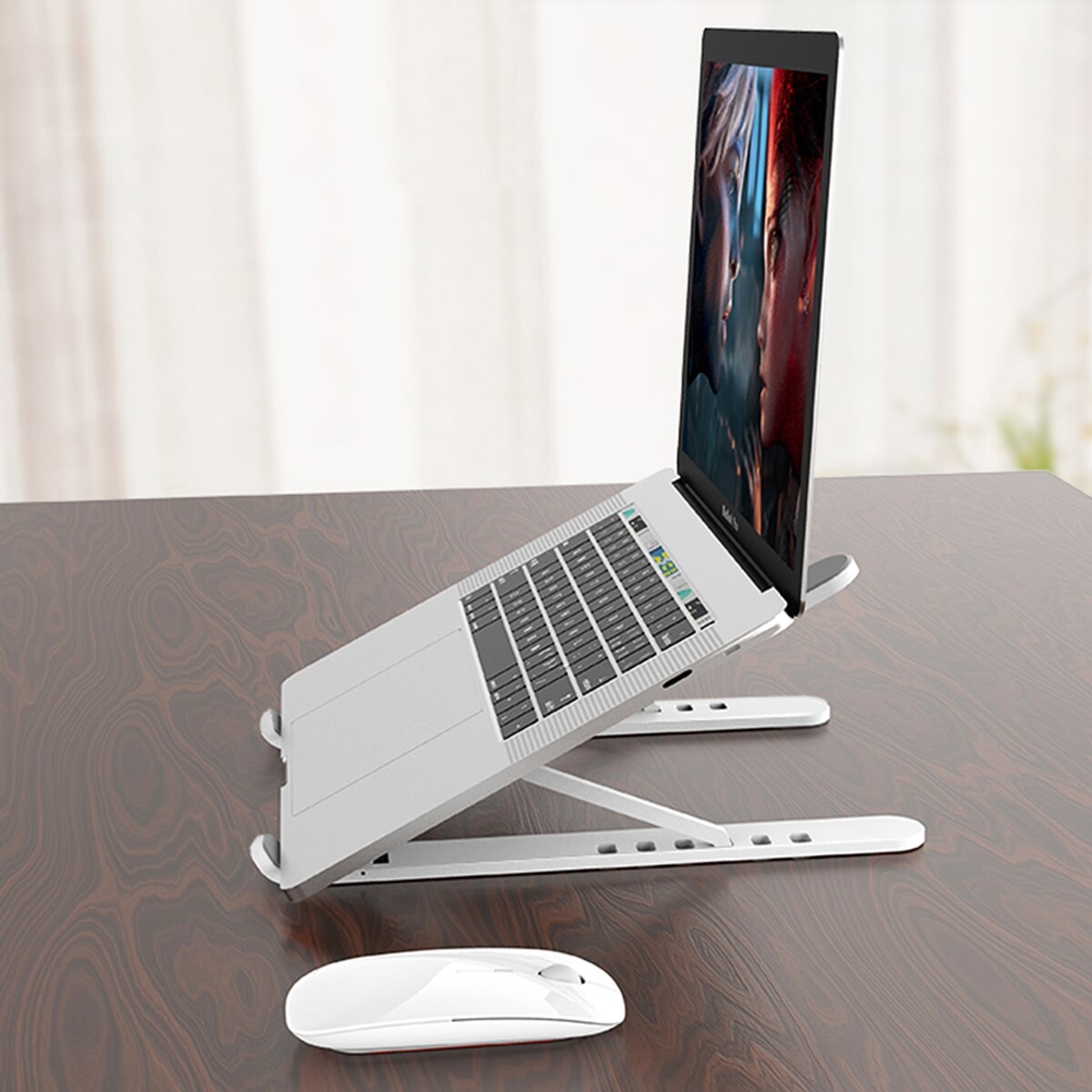 Portable Laptop Stand ABS Notebook Support Bracket Riser Cooling Hold A+