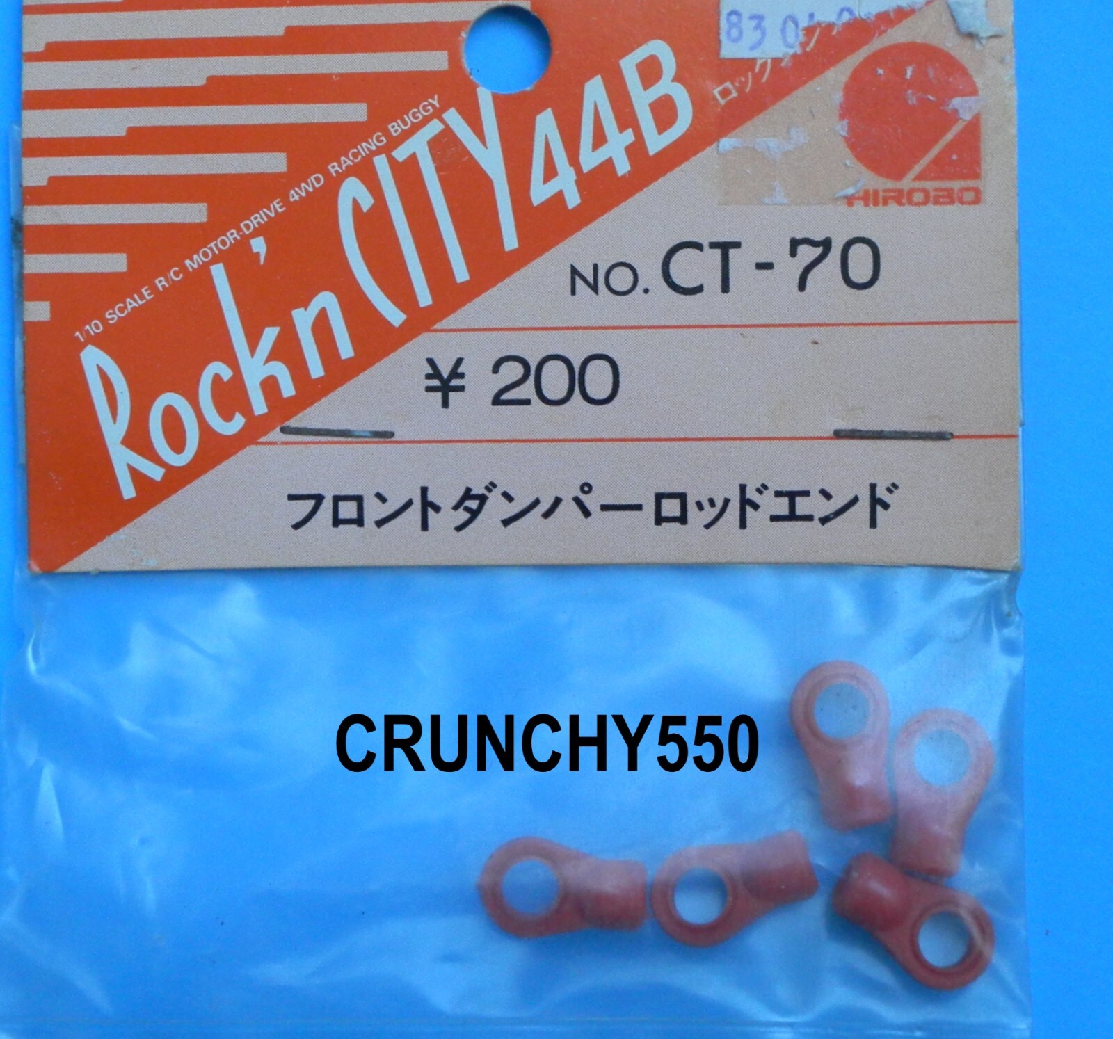 Hirobo Rock'n City 44B CT-70 Rod Ends (5) Vintage RC Part