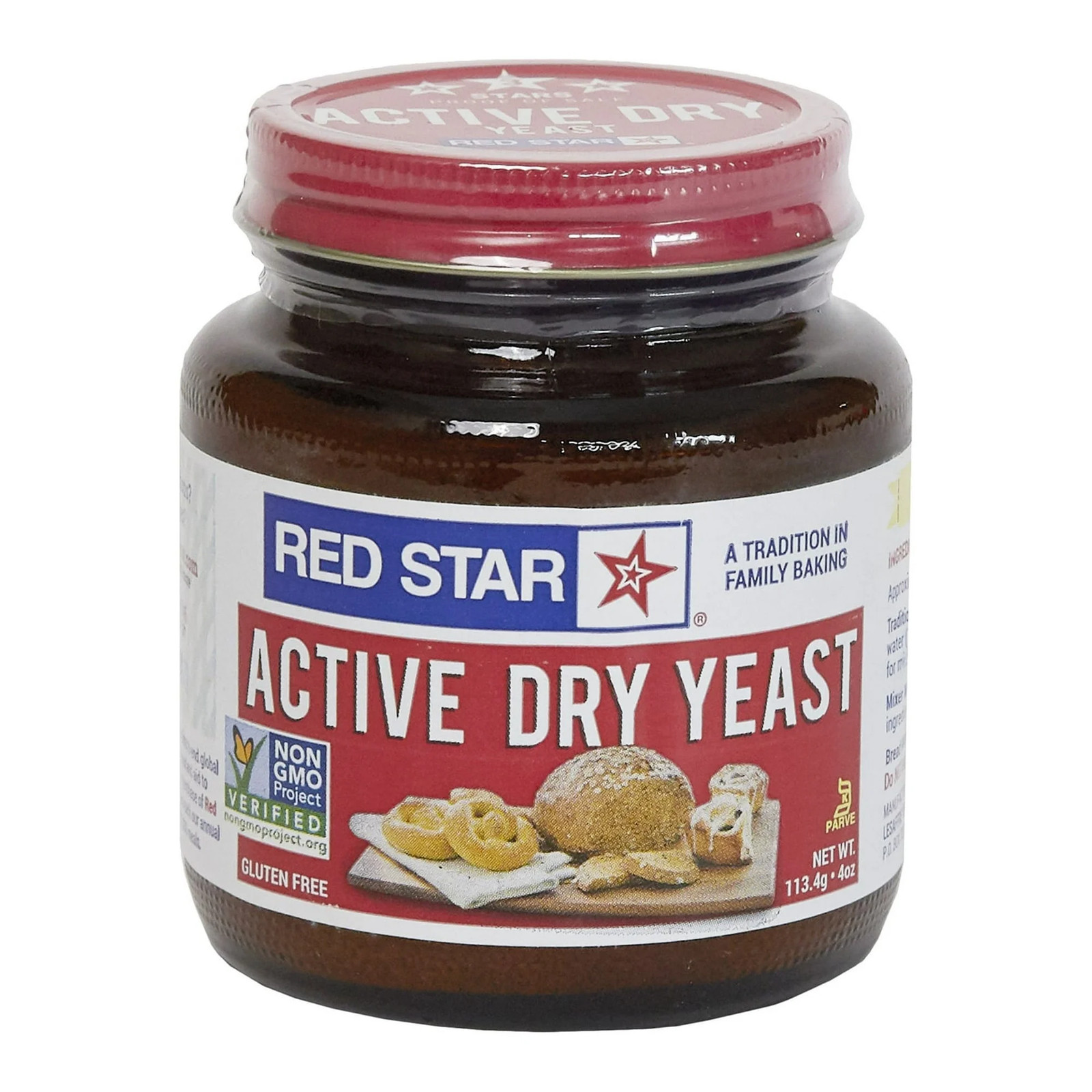 Active Dry Yeast Baking Ingredient Jar