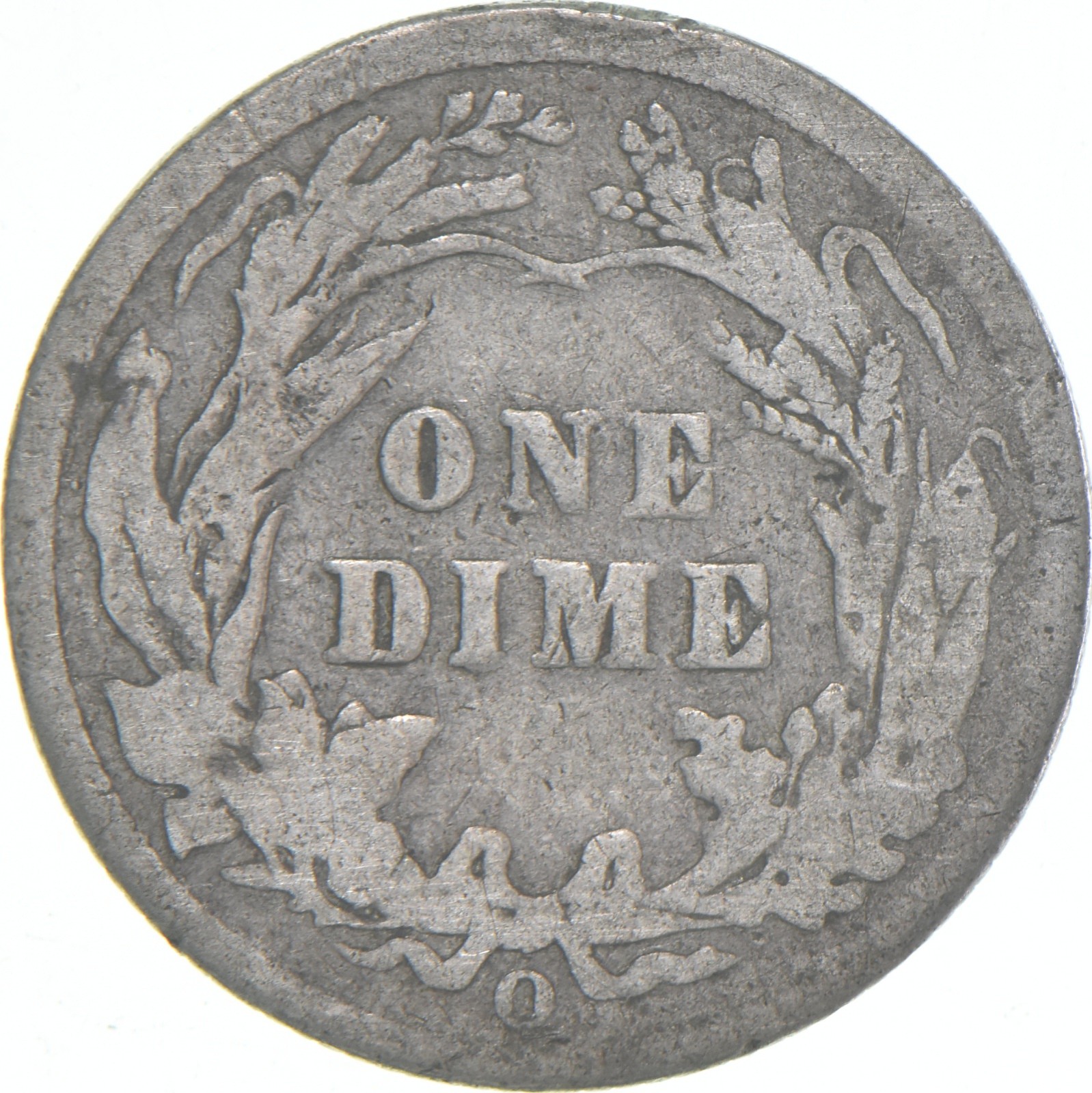 1901-O Barber Dime 90% Silver Average Circ