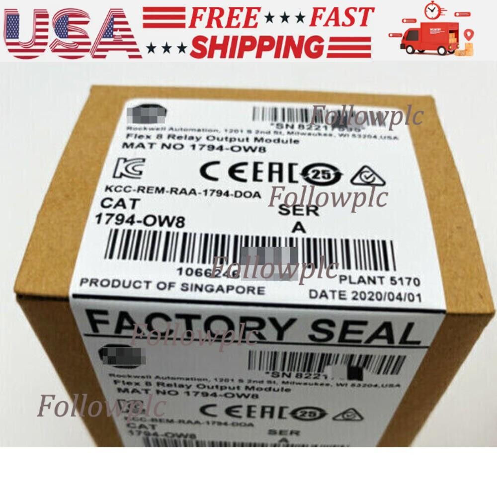 New Sealed AB 1794-OW8 Flex 8 Point Relay Output Module 1794OW8 US Free Tax