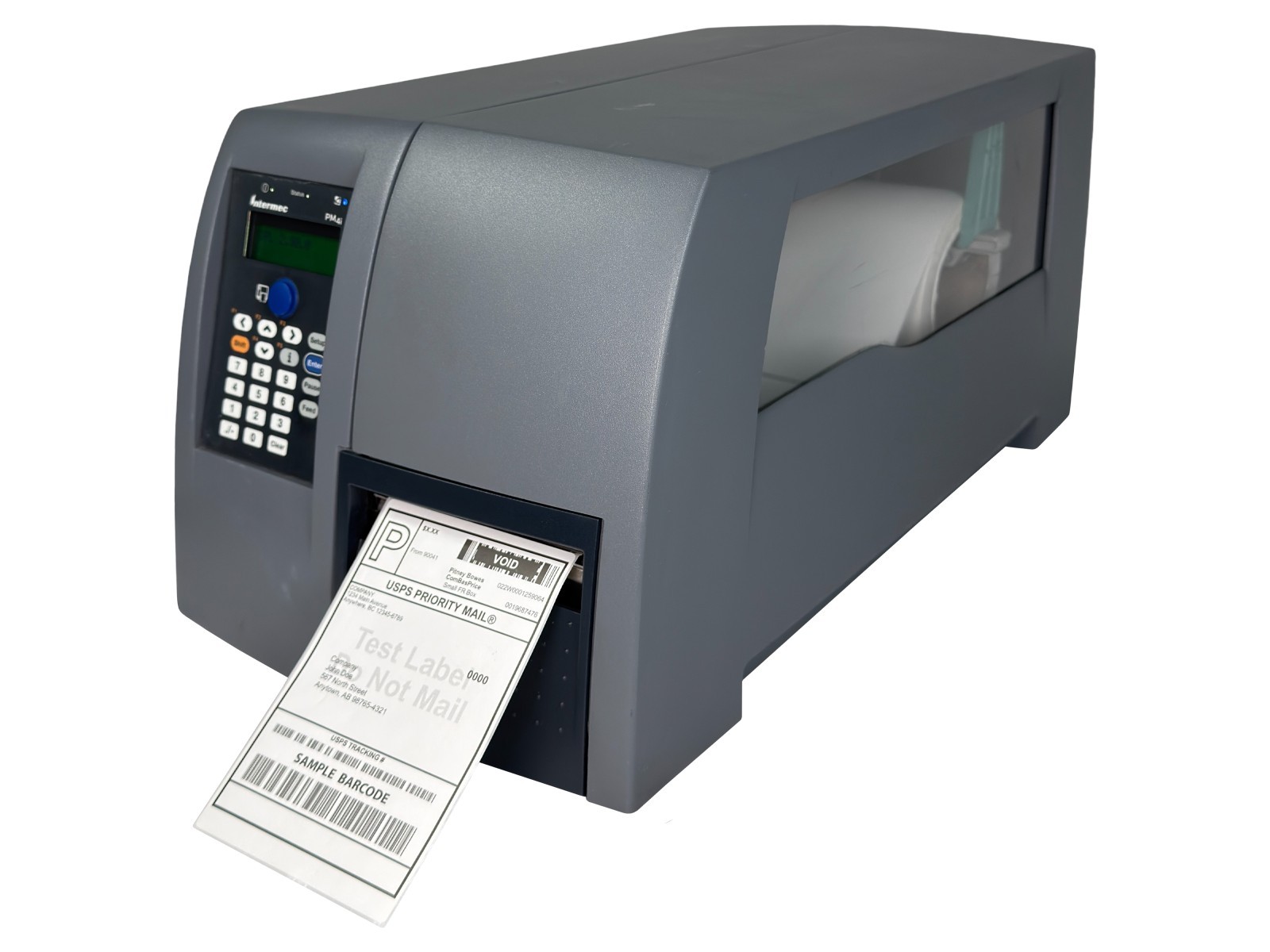 Intermec EasyCoder PM4i Thermal Transfer Label Printer USB Ethernet Serial