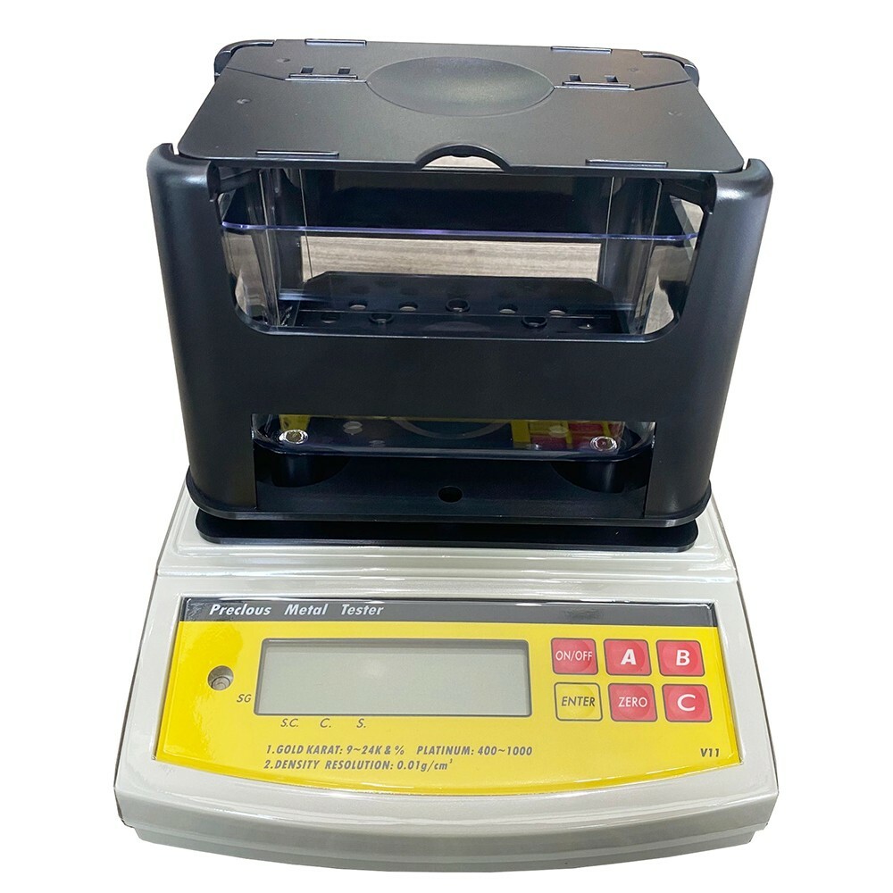 Gold Density Meter with Weight 2000g Density Resolution 0.001g/cm3 with Printer
