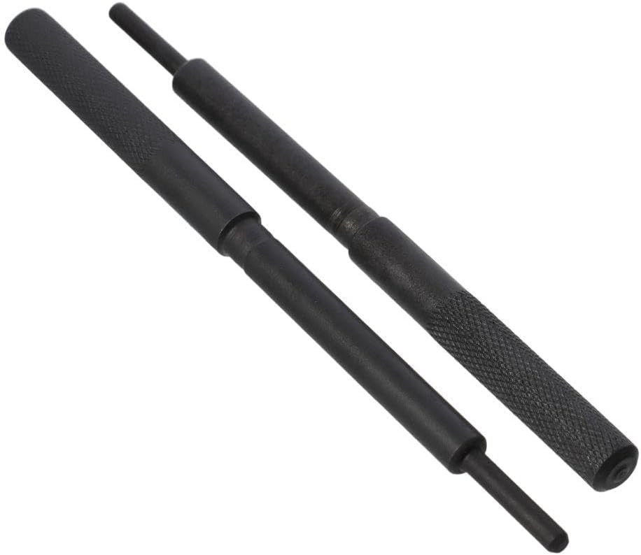 BYOBYO 2 Pcs 5/5.5mm Dark Gray Engine Valve Guide Tool,Universal Engine Valve Re