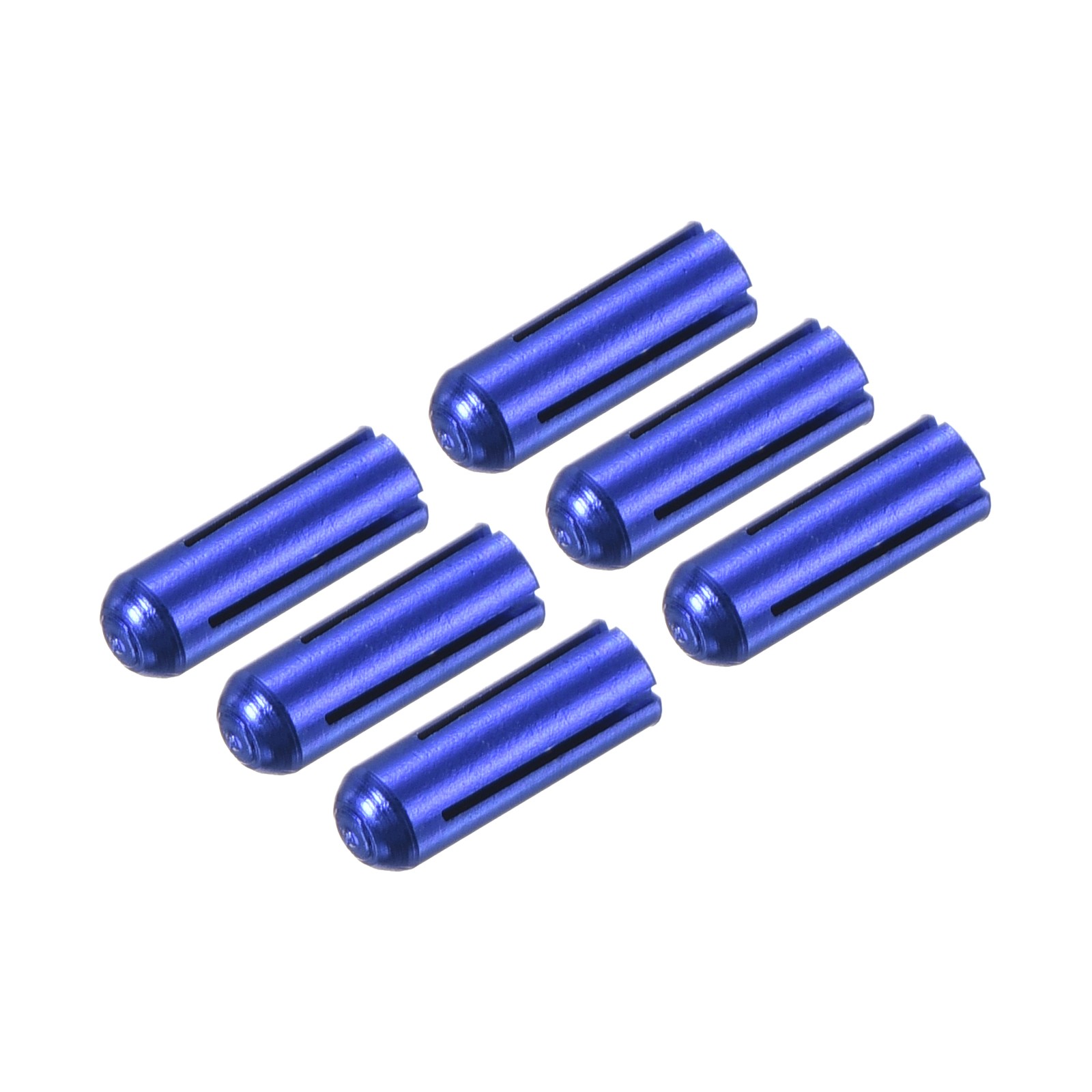 Dart Flight Protectors, Aluminum Dart Accessories - 6 Pack (Blue)