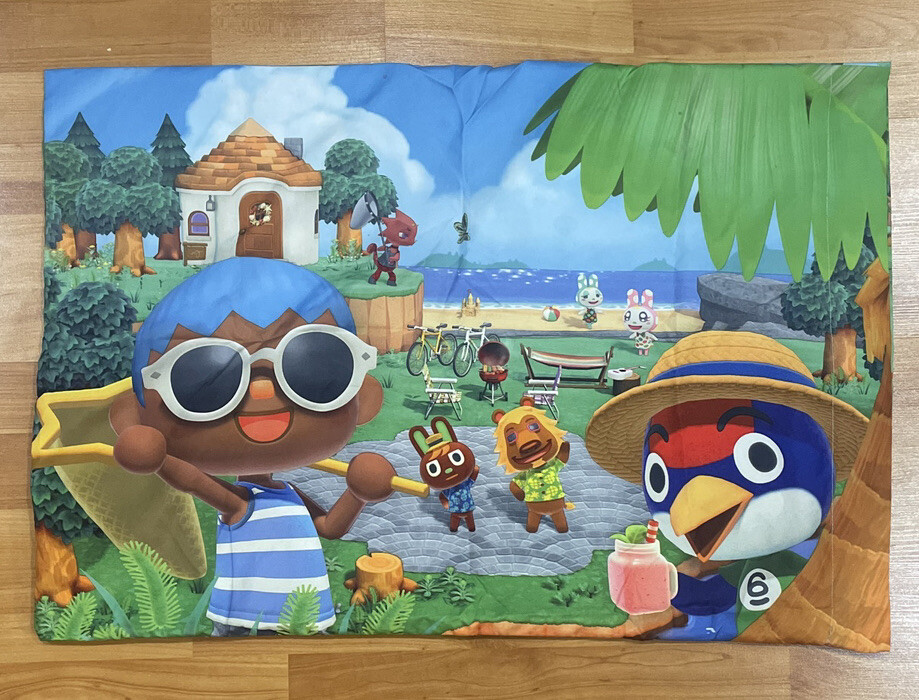 Animal Crossing Gone Camping Pillowcase Nintendo Tom Nook KK Slider